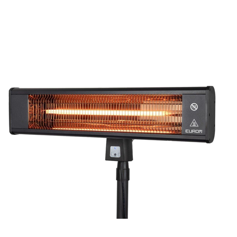 Eurom Chauffage de terrasse TH1800S Chauffage de patio 1800 watts noir SW539132