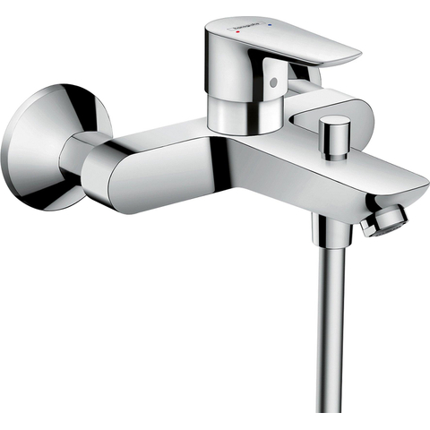 Hansgrohe Talis e Badmengkraan - eengreeps - opbouwmontage - uitsprong - 195mm - chroom - zonder d - hoogglans chroom SW28994