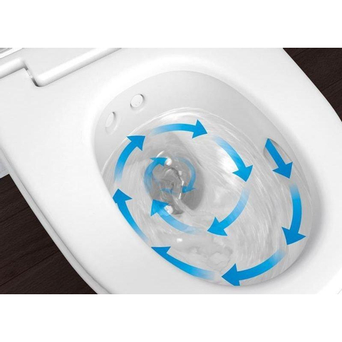 Geberit AquaClean Mera Classic WC-douche - extraction des odeurs - séchage à l'air chaud - douchette féminine - softclose - cache brillant/chrome - blanc brillant SW87550