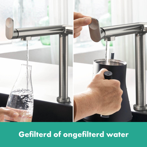 Hansgrohe Aqittura Filtersysteem - 210 - rvs look SW918572