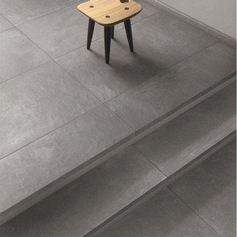 ÉCHANTILLON Ceralto Serico Polished Carrelage sol et mur 60x60cm 10mm rectifié R10 grès cérame Grigio SW913185