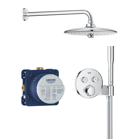 Grohe QuickFix Precision SmartControl Inbouw Douchesysteem - Vitalio Joy 260 hoofddouche - chroom SW1120184