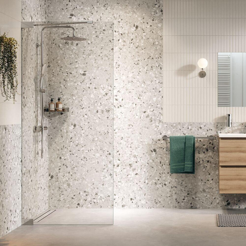 Sealskin Pure paroi de douche - 90x200cm - verre transparent - 8mm - argent brillant (chromé) SW1079884