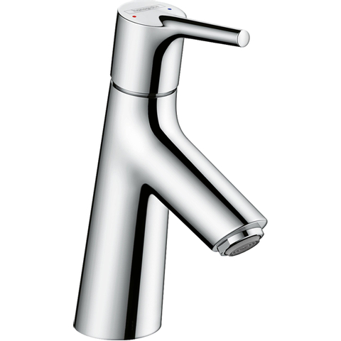 Hansgrohe Talis S wastafelkraan - 80 met push open garnituur - hoogglans chroom SW29006