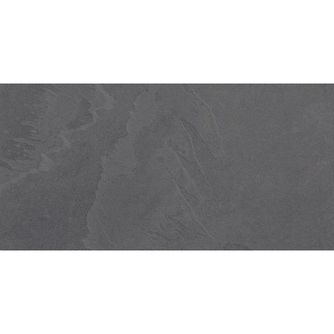 ÉCHANTILLON Terravito Alvella carreau mural et de sol - 60x120cm - 10.5mm - Rectangulaire - rectifié - Aspect pierre naturelle - Anthracite Mat SW735875