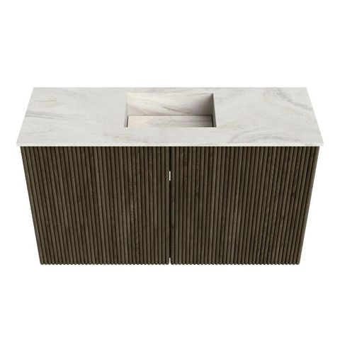 Mondiaz JOYA-DLUX 70cm meuble de salle de bains - couleur Shadow - Vasque FAYE position Milieu Sans trou de robinet couleur Ostra. SW1422985