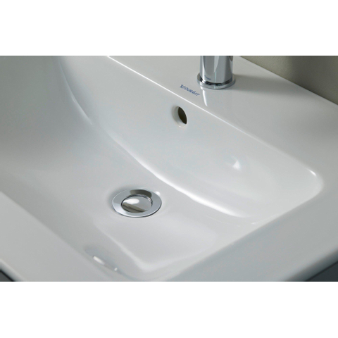 Duravit Me by starck lavabo - 130x49x18cm - double vasque - 2 trous de robinet - blanc mat SW297040