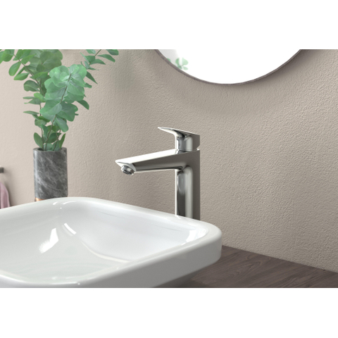 Hansgrohe Logis Eengreeps wastafelmengkraan - 190 zonder afvoer - hoogglans chroom 0605645