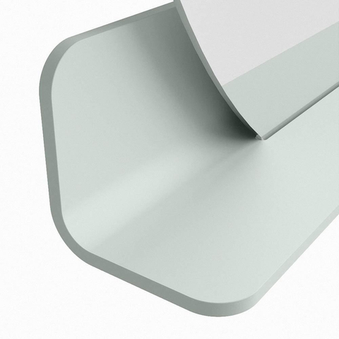 Mondiaz SPOT miroir – Ø 100 cm – avec tablette – Greey (vert clair/gris) SW1235538