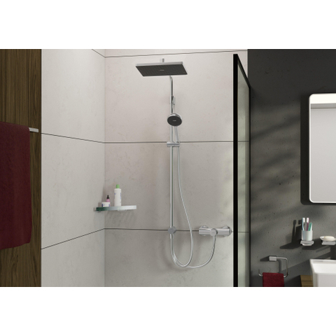 Hansgrohe Activera Q doucheset - 29x18cm - ecosmart - chroom SW1566647