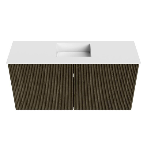 Mondiaz JOYA 80cm meuble de salle de bains - couleur Shadow - Vasque FAYE position Milieu Sans trou de robinet couleur Talc. SW1421397