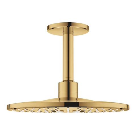Grohe Rainshower SmartActive 310 Hoofddouche - 31cm - 2 straalsoorten - plafondarm 14.2cm - cool sunrise (goud) SW448254