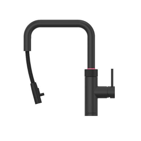Quooker Flex Square kokendwaterkraan - draaibare & uittrekbare uitloop - Combi+ reservoir - Warm / kokend water - Zwart SW1441984