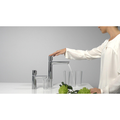 Hansgrohe Talis select e 1 greeps wastafelkraan - 110 zonder afvoer - hoogglans chroom SW31796