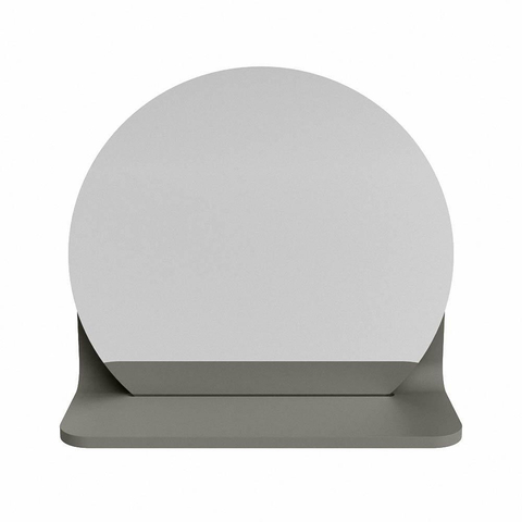 Mondiaz SPOT spiegel – Ø30 cm – met planchet – Smoke (lichtbruin) SW1235617