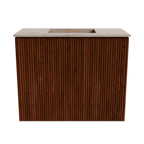 Mondiaz JOYA-DLUX 50cm toiletmeubel - kleur Ruby - Wastafel FAYE positie Midden Zonder kraangat kleur Saba. SW1425569