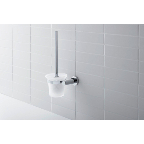 Duravit D-code Borstelgarnituur - 154x342x154mm - chroom glanzend GA49448