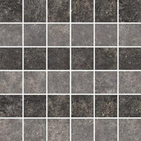 Ceralto Serrano Facet Carreau mosaïque - 30x30cm - 9.0mm - rectifié - Charcoal SW1175073