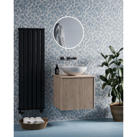 Crosswater Counter Basins Circus waskom - 39cm - zonder overloop - glans wit SW876369