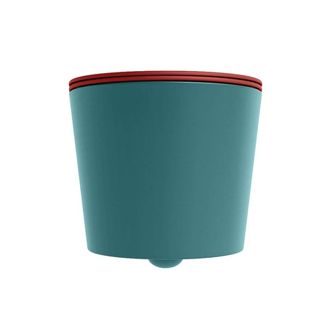 Mondiaz LAVIE hangtoilet – spoelrandloos – 36 x 53 cm – met softclose zitting – Smag (groen), zitting Fire (rood) SW1208623