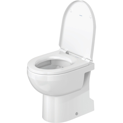 Duravit No.1 DuraStyle Basic WC-zitting - 37.3x43x4.3cm - kunststof - wit glanzend SW242800