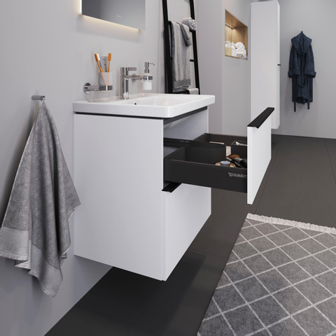 Duravit D-neo Meubelset - met wastafelonderbouwkast - met 2 laden - met softclose - 65x20x48cm - inclusief wastafel - mat wit SW641977