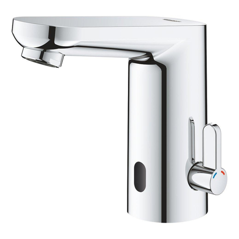 Grohe Get E Elektronische Wastafelkraan - met infrarood - met batterij - met instelbare temperatuurbegrenzer - chroom SW878189