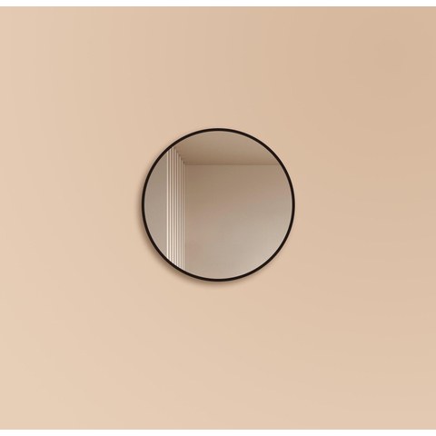 Saniclass Retro Line miroir – Ø 60 cm – Noir mat SW643423