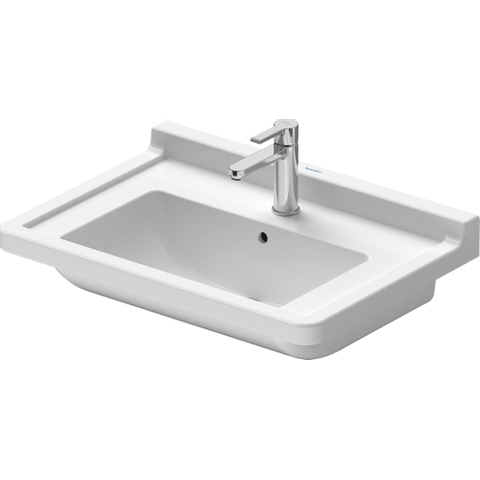 Duravit Starck 3 Philippe Starck - 3 meubelwastafel - 70x49cm - met wondergliss - wit 0316474