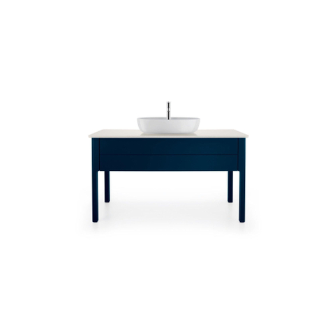 Duravit Luv Opzetwastafel - 60x40cm - met 1 kraangat - zonder overloop - glans wit SW227986