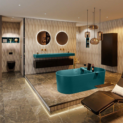 MONDIAZ NOBLE Baignoire autoportante - 180x75cm - smag SW491537