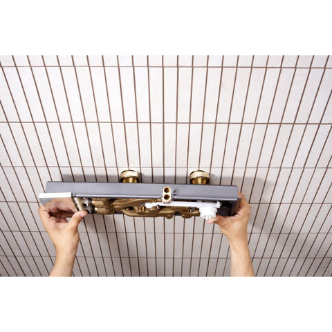 Hansgrohe Raindance alive Showerpipe - 210/340 1jet - ecosmart - thermostaat chr. - hoogglans chroom SW1388693