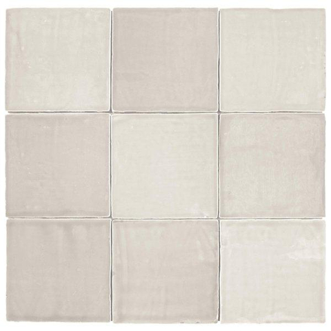 ÉCHANTILLON Ceralto Nordico Line Carreau mural 13x13cm 8.5mm pâte blanche Blanco SW914453