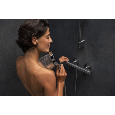 Hansgrohe Pulsify select s - select - handdouche - 3jet relaxation - ecosmart - diameter 10.5cm - hoogglans chroom SW651042