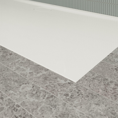 Villeroy & Boch Ecora douchebak - 180x90x3.5cm - afvoer lange zijde - white alpine (wit) SW1559003