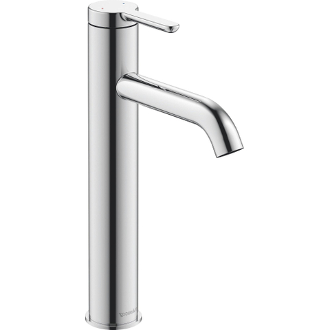 Duravit C.1 1 greeps wastafelmengkraan - 166x40x262mm - hoogglans chroom SW420779