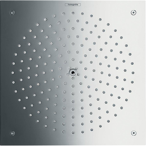 Hansgrohe Raindance Air afdekset - hoofddouche 26x26 cm. - plafondaansluiting. chr. - hoogglans chroom GA96136