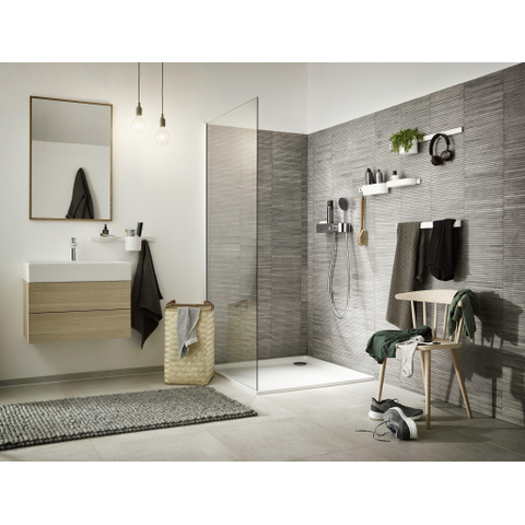 Hansgrohe Pulsify select s - handdouche 10.5cm - 3jet activation - ecosmart - hoogglans chroom SW651052