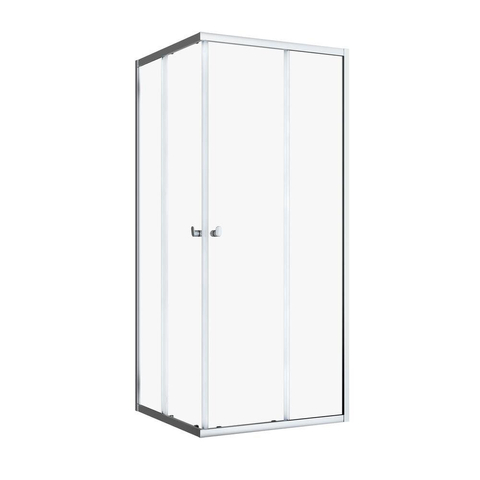 Sealskin Hooked Douchecabine - 90x90x200cm - 6 mm helder veiligheidsglas met antikalklaag chroom SW696358