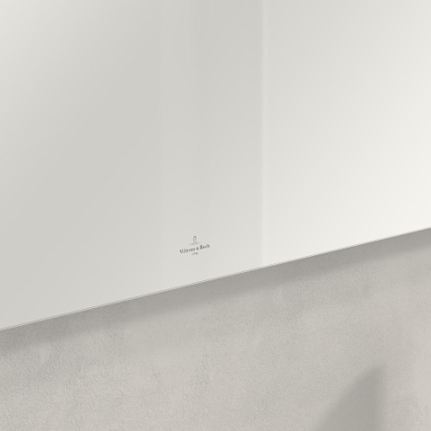 Villeroy & Boch More to See One spiegel – 120x60 cm – directe LED boven – Zilver SW454100