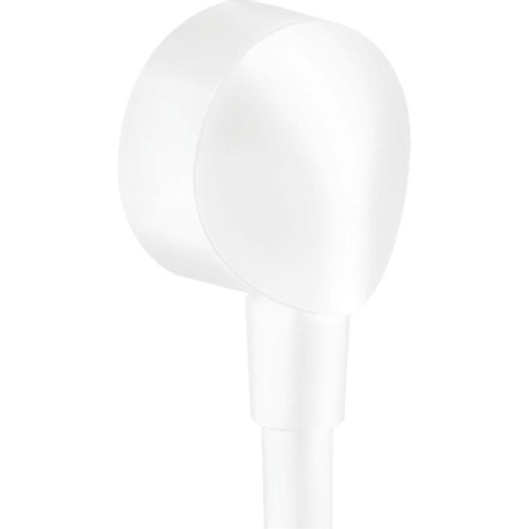 Hansgrohe Fixfit Muuraansluitbocht E - zonder terugslagklep - mat wit SW451550