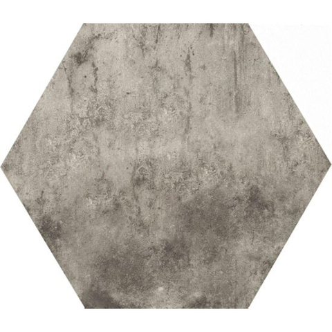 Ceralto Neroli Stone carrelage sol et mur - 30x35cm - 9mm - hexagonal - R9 - effet pierre - grey mat (gris) SW795703