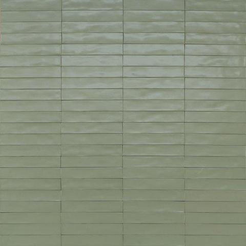 ÉCHANTILLON Ceralto Houta Lux Carreau mural - 30x5.3cm - 10mm - Green mat (vert) SW1221027