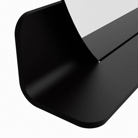 Mondiaz SPOT miroir – Ø 90 cm – avec tablette – Urban (noir) SW1235479