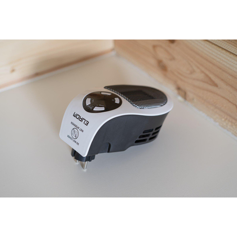 Eurom Plug in heater Radiateur céramique Prise murale 500 watts blanc noir SW486882