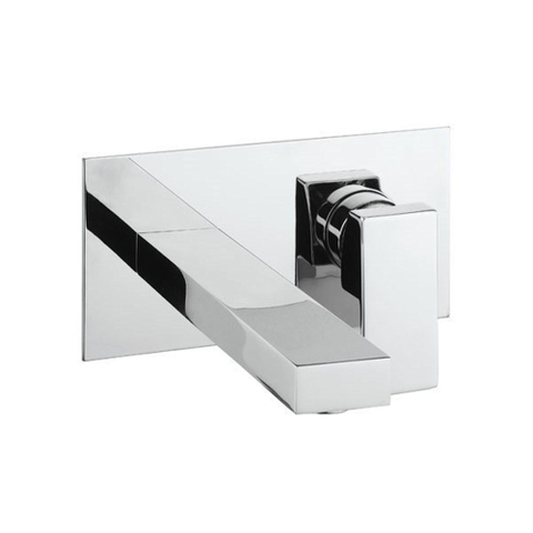 Crosswater Verge Inbouw wastafelkraan - 2 gats - 21cm uitloop - hoogglans chroom SW648420