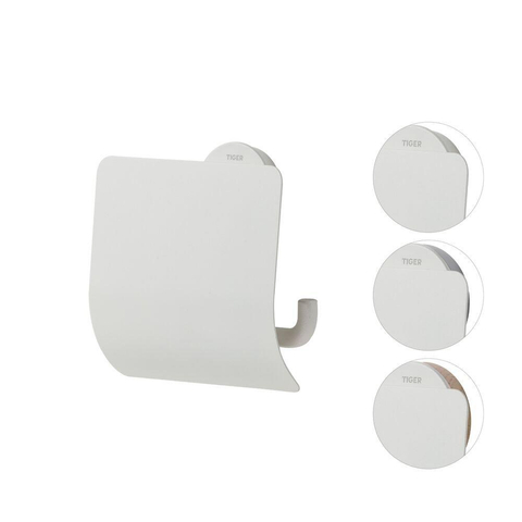 Tiger Urban Porte-papier toilette avec couvercle blanc SW106837