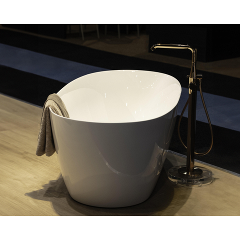 ZEZA Nicky Baignoire îlot - 170x80cm - Acrylique - siphon - blanc brillant SW276845
