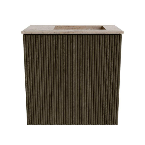 Mondiaz JOYA-DLUX 40cm toiletmeubel - kleur Shadow - Wastafel FAYE positie Rechts 1 kraangat kleur Saba. SW1425089