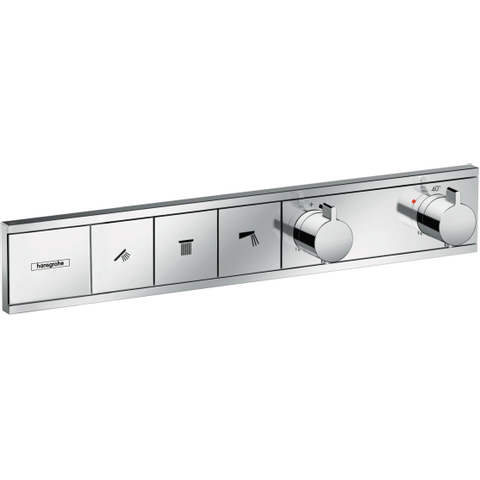 Hansgrohe Rainselect Afbouwdeel - voor inbouw douchekraan - thermostatisch - voor 3 functies - 52.7x90cm - thermostaat - hoogglans chroom SW358779